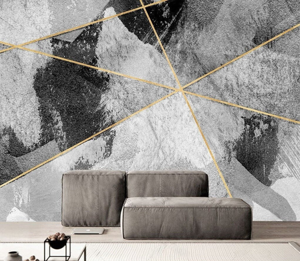 3d wall mural Abstract wallpaper Peel and stick wallpaper Photo wallpaper kitchen wallpaper removable wallpaper Geometric wallpaper