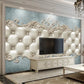 Baroque wall decor Light Peel and stick mural removableself adhesive wallpaper living room bedroom wall covering Victorian wallpaper