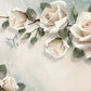 Rose wall art Flowers wallpaper Floral Peel and stick wallpaper Textured wallpaper adhesive wallpaper Botanical removable wallpaper