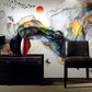 Abstract wallpaper Temporary wallpaper 3d wall mural Abstract wallpaper Peel and stick wallpaper Self adhesive mural removable wallpaper