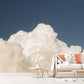 Cloud wallpaper Light blue peel and stick wallpaper Adhesive wall murals Wall prints Home wall decor Room decor aesthetic teen girls