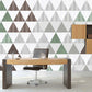 Geometric patterns wallpaper Art deco wallpaper Geometric wall decal Peel and stick Wall mural prints Home wall