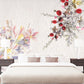 Boho Floral Wallpaper Self Adhesive Peel and Stick Removable Floral wall mural Living Room Bedroom self afhesive mural Botanical removable