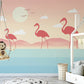 Nursery girl wallpaper Blush wallpaper Removable wallpaper Textured wallpaper nursery wallpaper vinyl wallpaper modern wallpaper wall print