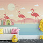Nursery girl wallpaper Blush wallpaper Removable wallpaper Textured wallpaper nursery wallpaper vinyl wallpaper modern wallpaper wall print