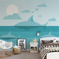 Boy nursery decor Removable wallpaper Textured wallpaper nursery wallpaper vinyl wallpaper modern wallpaper wall print art