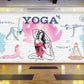 Yoga wallpaper, yoga poster, yoga wall decor Peel and stick wall mural, vinyl wallpaper wall covering stick on wallpaper bathroom