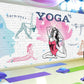 Yoga wallpaper, yoga poster, yoga wall decor Peel and stick wall mural, vinyl wallpaper wall covering stick on wallpaper bathroom