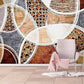 Abstract wallpaper Peel and stick wall mural, Bedroom wall decor, Wall sticker decal