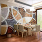 Abstract wallpaper Peel and stick wall mural, Bedroom wall decor, Wall sticker decal