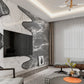 Black marble wallpaper peel and stick wall mural, abstract modern art wallpaper, photo wallpaper 3d wall mural