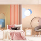 Mid century modern wallpaper peel and stick wall mural, sandy pink wallpaper, geometric vinyl wallpaper, canvas wallpaper