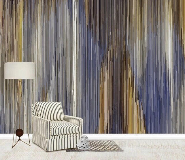 Abstract wallpaper peel and stick wall mural, accent wallpaper, canvas photo wallpaper, kitchen art deco vinyl wallpaper