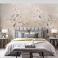 Sakura blossom floral wall mural peel and stick wallpaper botanical blossom wall mural wallpaper mural tree photo flower wall decals  