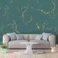 Minimalist wall decor, lightning wall decal, abstract wall mural, peel and stick wall mural, living room wall décor, vinyl wallpaper