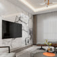 Large marble photo mural, white peel and stick wallpaper, self adhesive canvas wallpaper, temporary marble wall decal, vinyl photo wallpaper